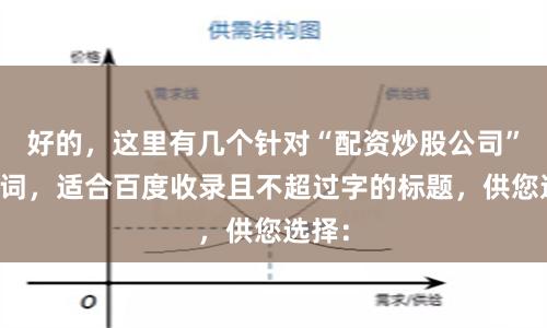 好的，这里有几个针对“配资炒股公司”关键词，适合百度收录且不超过字的标题，供您选择：